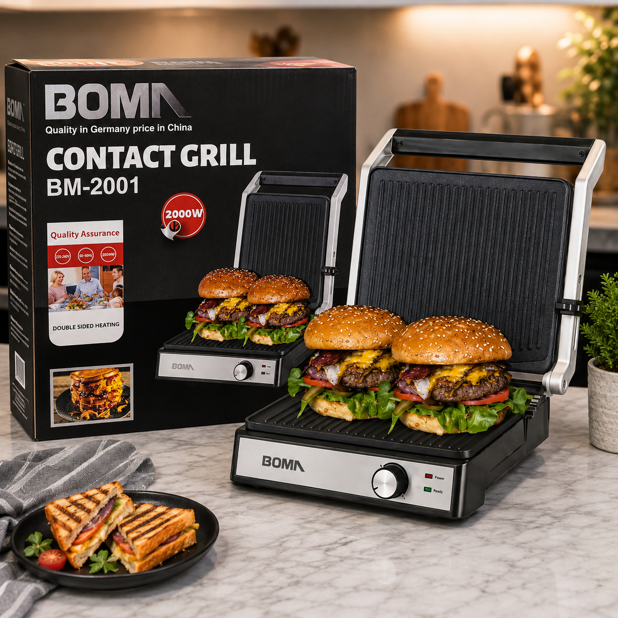 BOMN BM-2001 Contact Grill