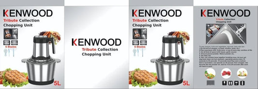 Kenwood 5L Multi Functions Meat Chopper 1000W with 6 Blades