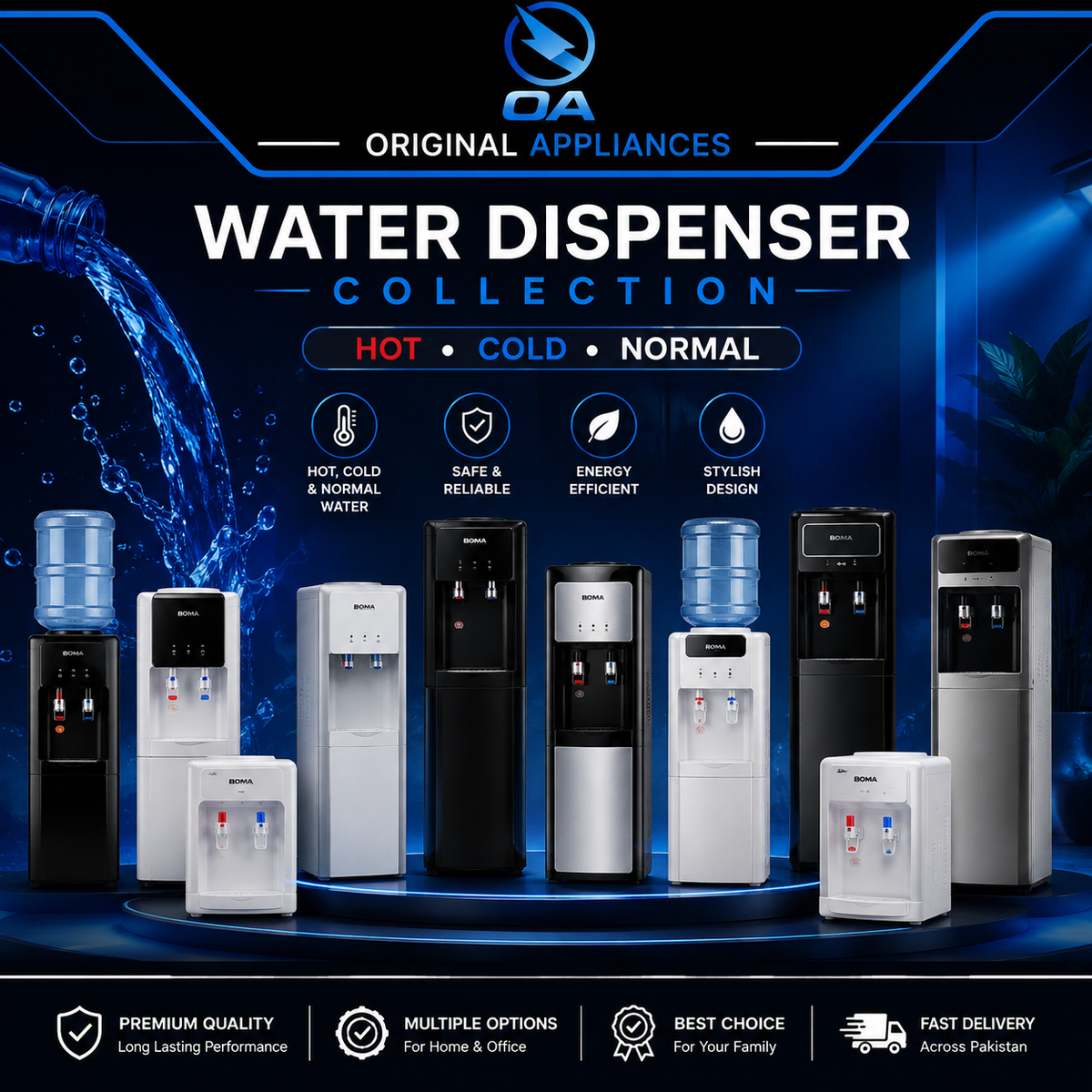 Water Dispensers Hot, Cold & Normal Water