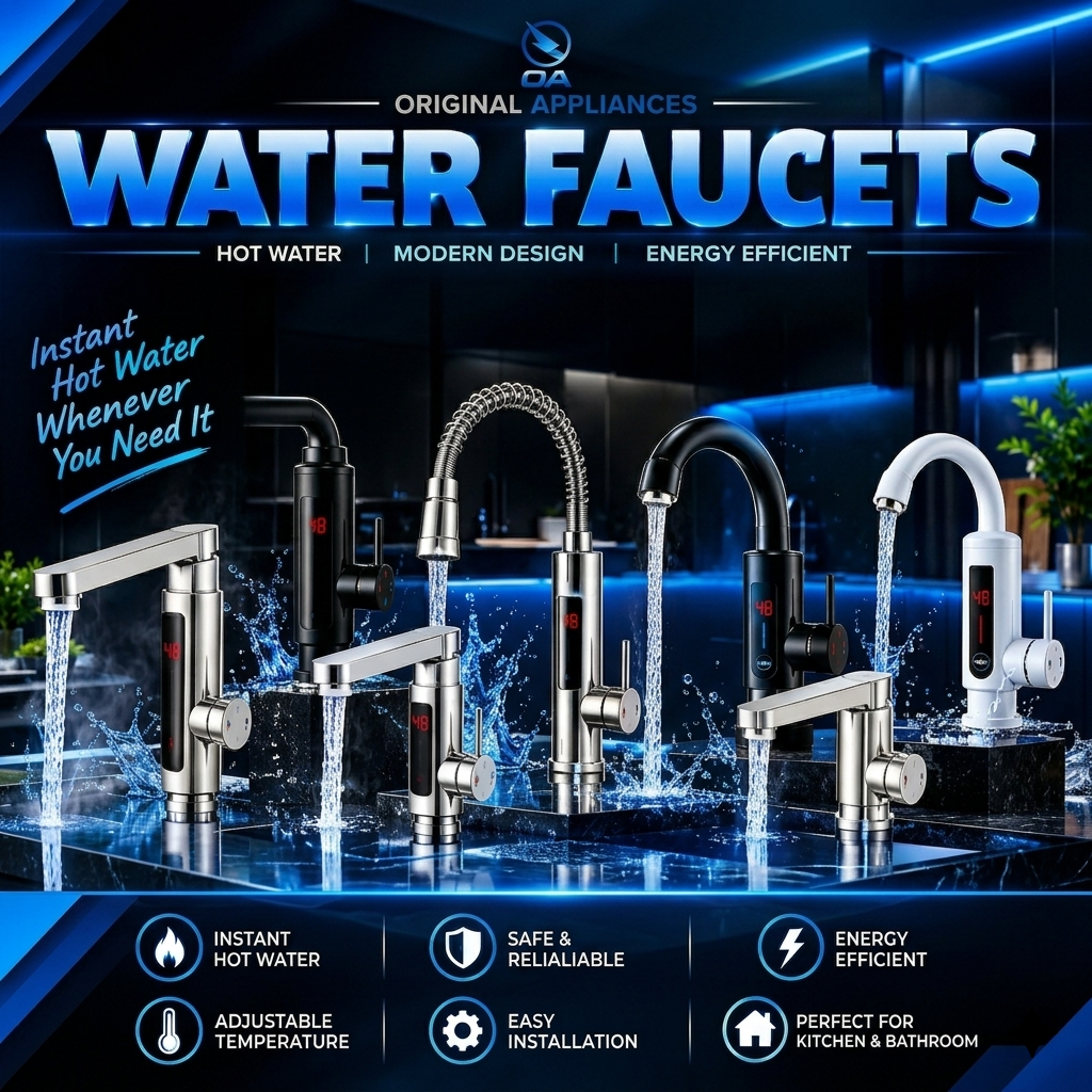 Electric Water Faucets & Instant Hot Water Taps