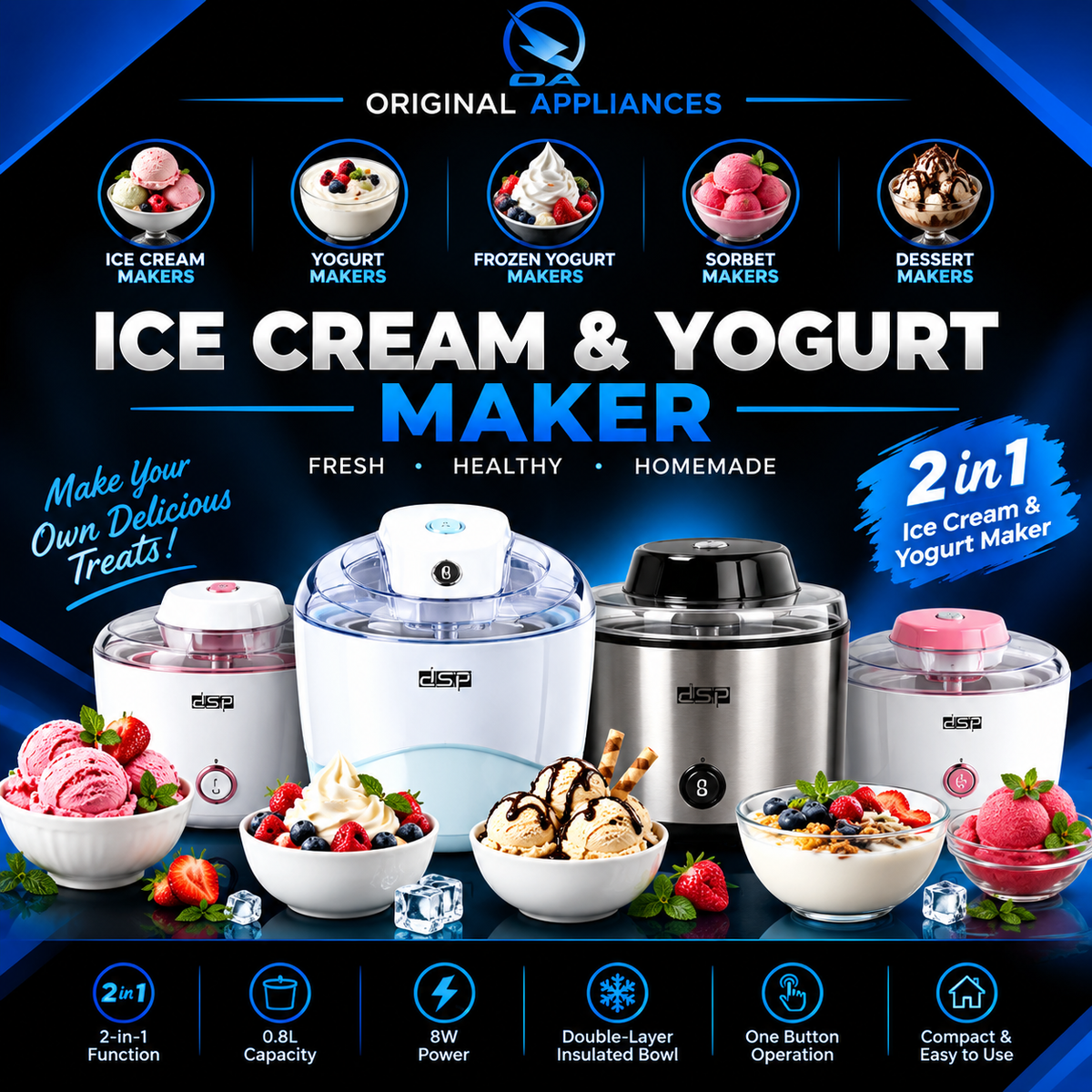 Ice Cream & Yogurt Makers