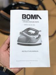 Steam station iron Boma BM-199L for home and laundry use