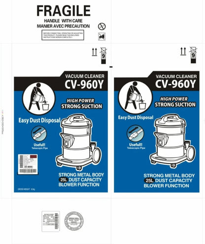 Hitachi 25 Liter Vacuum Cleaner Heavy Dust Sweeping Robot, Hoover