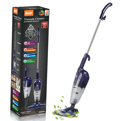 RAF 2-in-1 Vacuum Cleaner |600W | 0.5L Capacity | 4-Meter Power Cable R.8673B