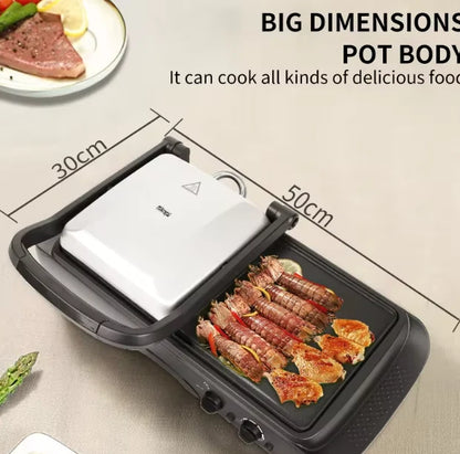 DSP KB1050 Contact Grill 2-in-1 Electric BBQ 