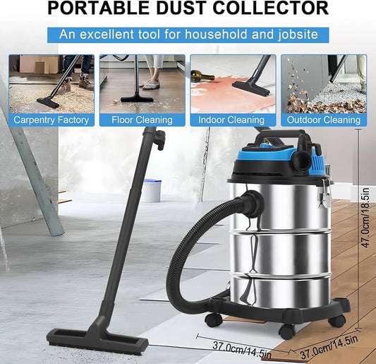 Imported 30L Commercial Stainless Steel Wet & Dry Vacuum Cleaner