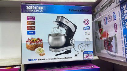 Seco 5 Liter Stand Mixer 1300W SG-3016 | Dough Maker | Kneading Machine