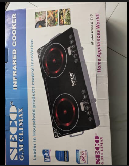 SECO G.M Climax SG-715 Infrared Cooker | Double Burner Power