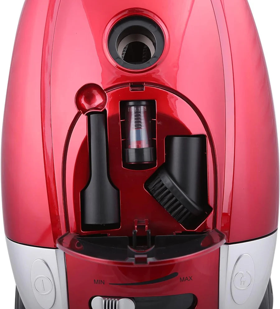 Geepas GVC2591 2000W Vacuum Cleaner Hepa Filter, 5L dust bag - Powerful Copper Motor, Dust Full Indicator Dry & Metal Tube