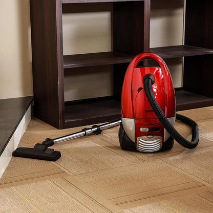 Geepas GVC2591 2000W Vacuum Cleaner Hepa Filter, 5L dust bag - Powerful Copper Motor, Dust Full Indicator Dry & Metal Tube