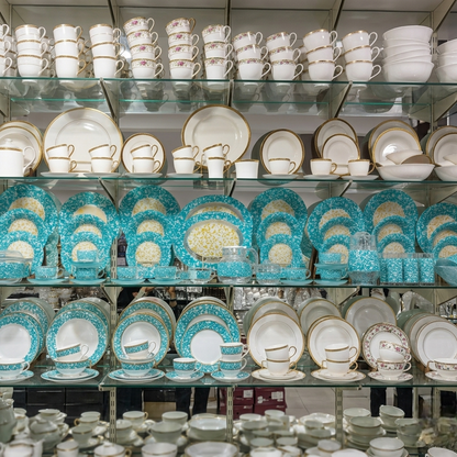 Azure Bloom dinner set Pakistan