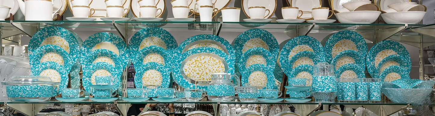 floral 72 pcs dinnerware set