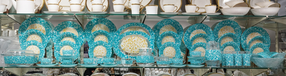 floral 72 pcs dinnerware set