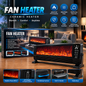 Ceramic fan heater with PTC heating