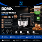 BOMA BM-6001 6L 1600W 3-in-1 Stand Mixer Dough Maker