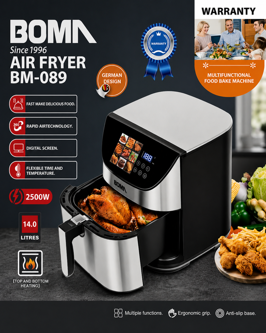 BOMA Air Fryer, BOMA BM-089, 14L Air Fryer, 2500W Air Fryer, Air Fryer 14 Liter, Digital Air Fryer, Air Fryer Oven, Large Air Fryer Pakistan, Air Fryer Price in Pakistan, Best Air Fryer in Pakistan, Air Fryer Oven Price Pakistan, Buy Air Fryer Online Pakistan