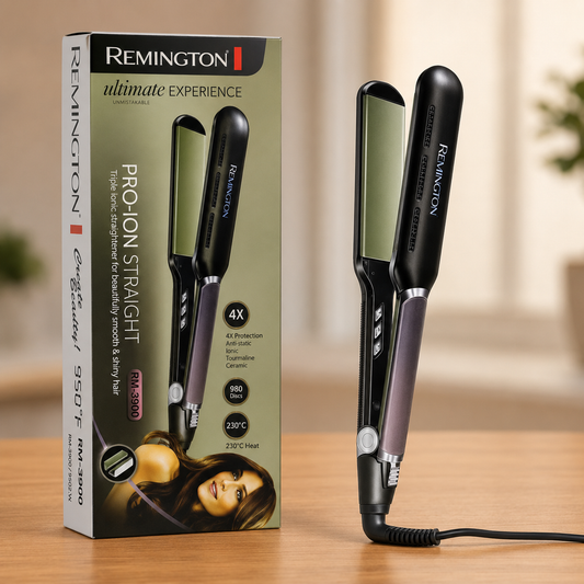 REMINGTON Pro-Ion Straight Hair Straightener RM-3900 with Ceramic Tourmaline Plates