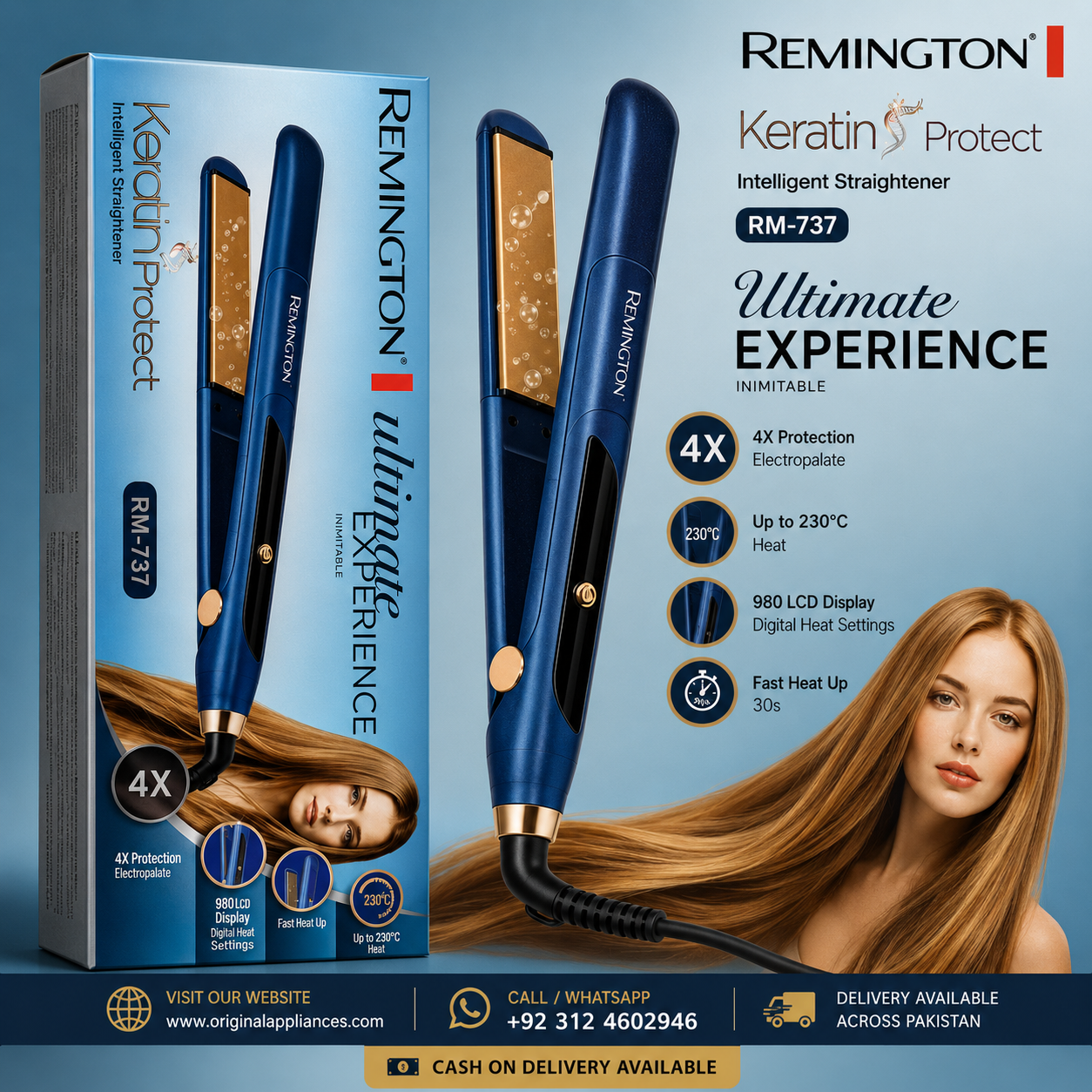 REMINGTON Keratin Protect RM-737