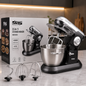 Imported DSP KM3025 3-in-1 Stand Mixer 1200W with 6.5L Stainless Steel Bowl and Planetary Mixing