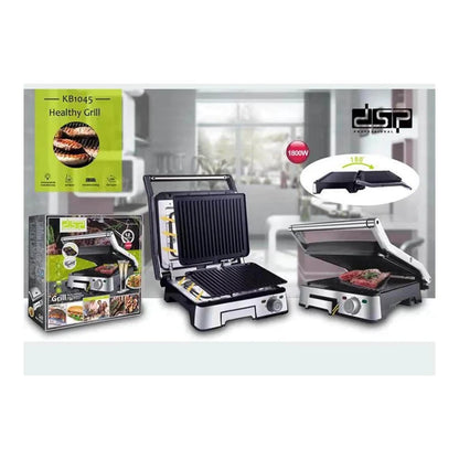 DSP KB1045 1800W Electric Contact Grill