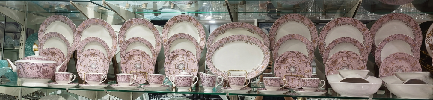 wedding dinner set luxury 