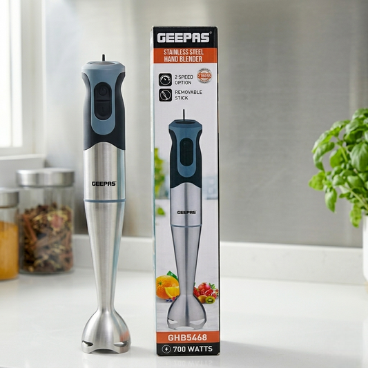 Geepas GHB5468 Hand Blender Price in Pakistan | 700W Stainless Steel Stick Blender - Original Appliances