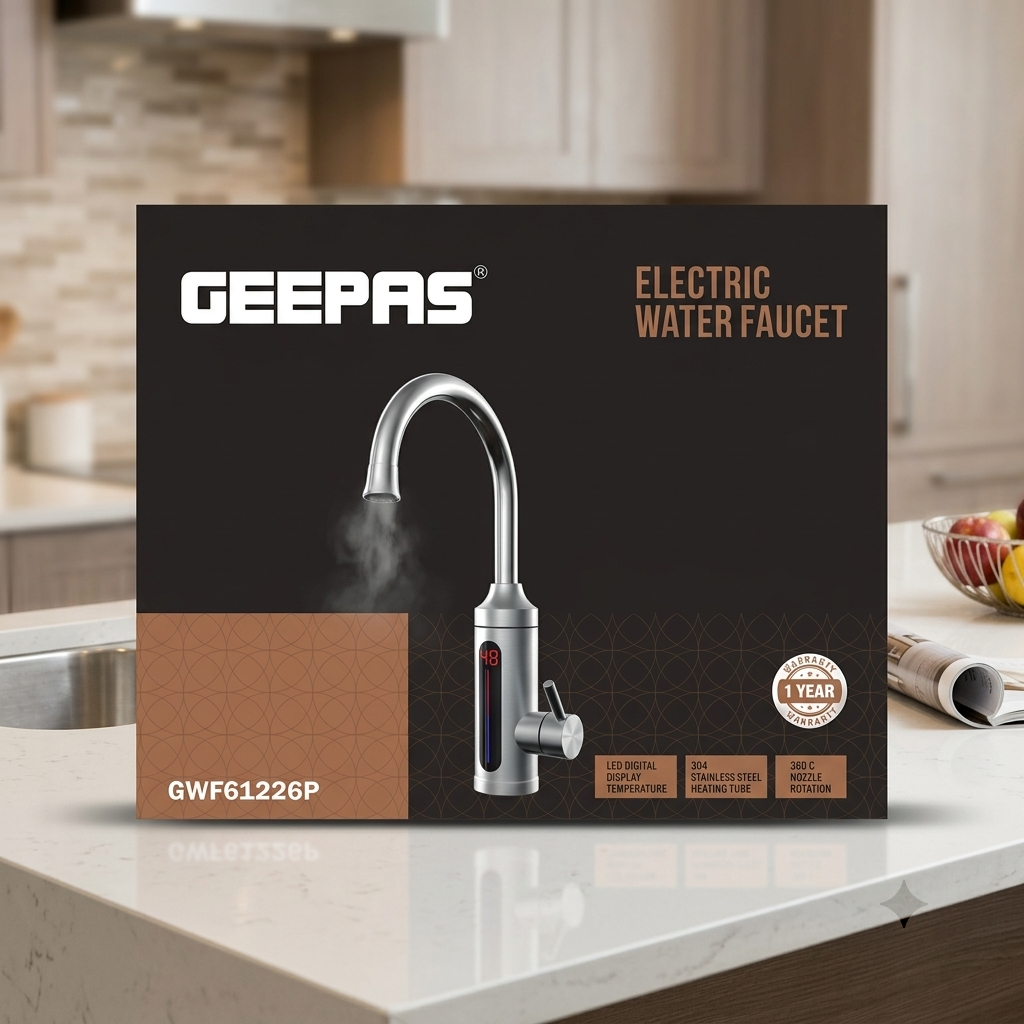 Original Applicaes GEEPAS GWF61225P Electric Water Faucet