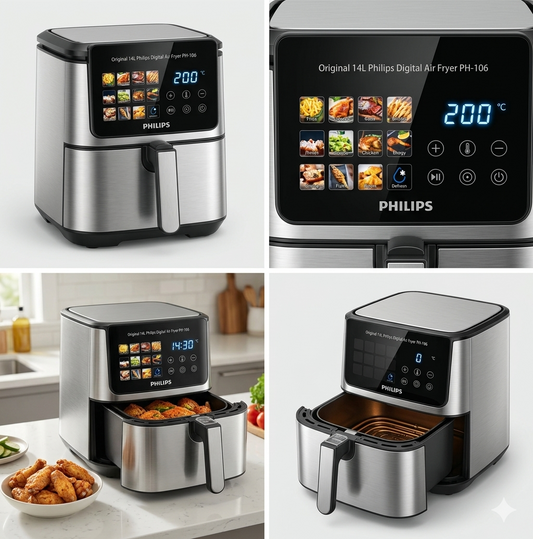 Philips PH3012 12L Air Fryer | Double Heating Powerm