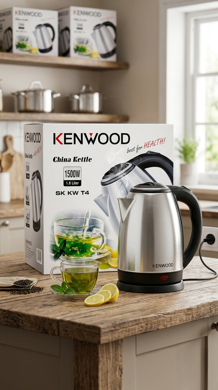 Kenwood China Electric Kettle SK-KW-T4  | Fast Boiling Solution for Every Home - Original Appliances