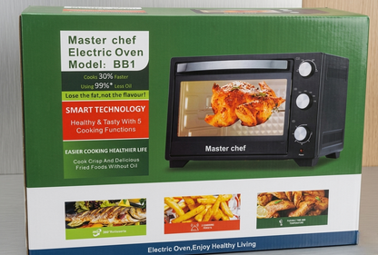Master Chef BB1 Electric Oven | Baking, Grilling & Roasting Oven for Home Use - Original Appliances