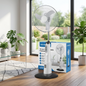 battery fan with remote control