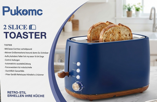 Pukomc 2 slice retro toaster Pakistan