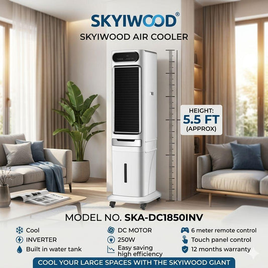 SKYIWOOD SKA-DC1850INV Inverter Air Cooler | Smart Cooling Solution - Original Appliances