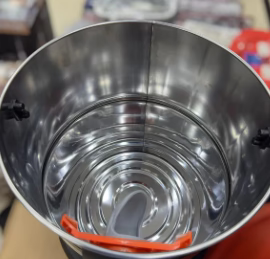 Geepas 25L Wet & Dry Stainless Steel Vacuum Cleaner 2300W GVC19011N