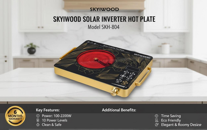 solar inverter hot plate cooker