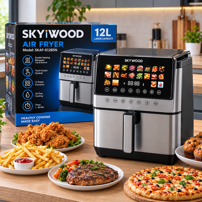 Skywood SKAF-012BSN 12L digital air fryer price in Pakistan