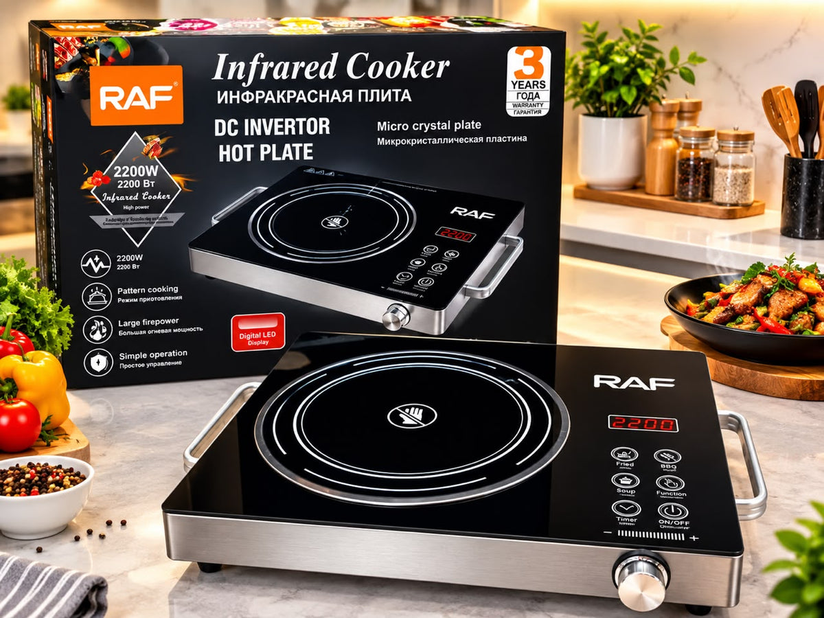 RAF 2200W Infrared Cooker DC Inverter Hot Plate