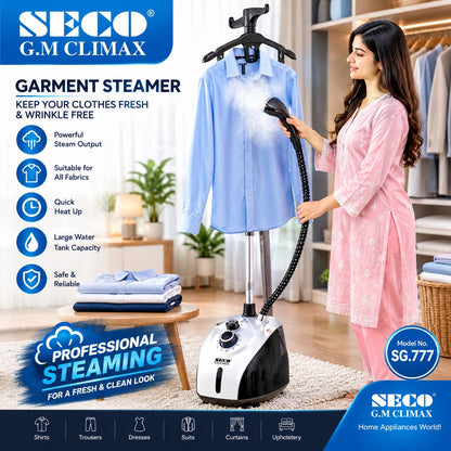 SECO G.M CLIMAX SG.777 professional garment steamer