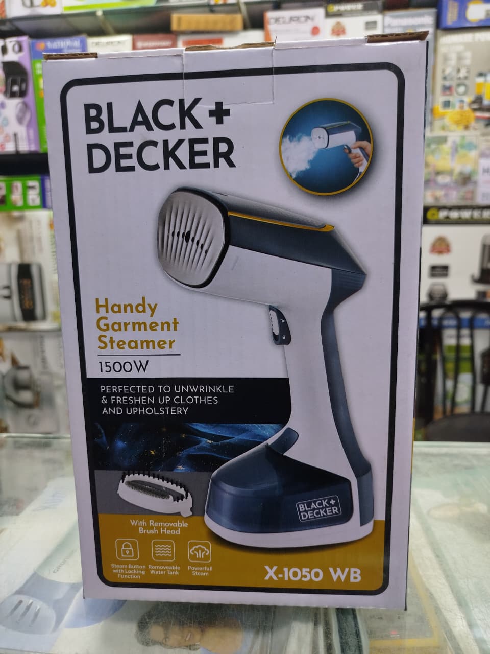 BLACK+DECKER WB 1500W Handy Garment Steamer