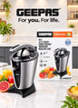 Geepas GCJ46021P electric citrus juicer