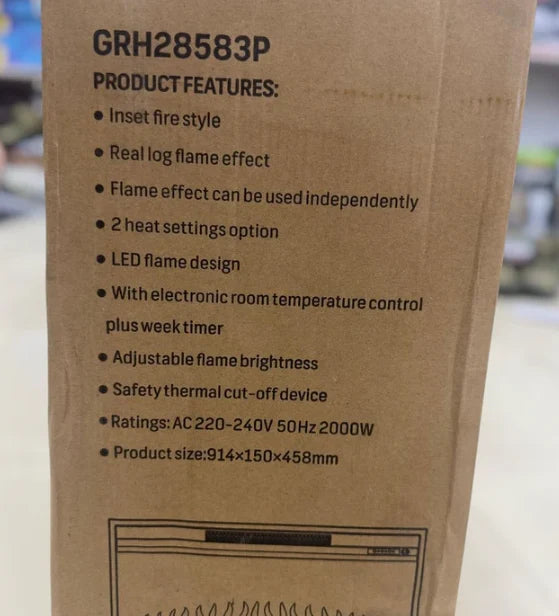 Geepas fireplace heater
