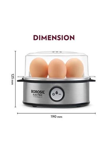 BOROSIL Egg Boiler 7 Eggs 360W Automatic Electric Egg Cooker