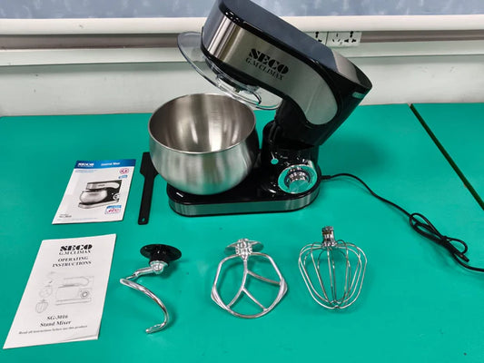 Seco 5 Liter Stand Mixer 1300W SG-3016 | Dough Maker | Kneading Machine