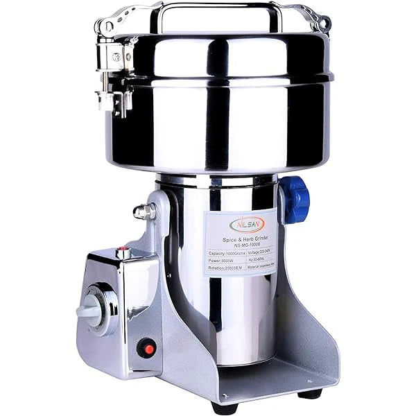 Commercial 1Kg Electric Dry Masala & Herbs Spices Grinder 2800W