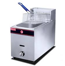 Imported 6L commercial gas deep fryer stainless steel frying machine for restaurants cafes and food businesses