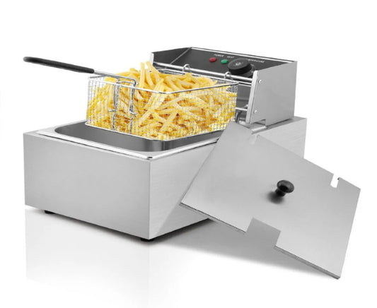 6.8L Commercial Electric Deep Fryer Stainless Steel

