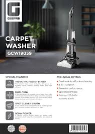 Geepas Carpet Washer Floor Cleaner GCW19059