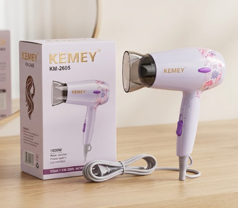 KM-2605 Professional Hair Dryer 1600W Wind Performance | 950W Energy Saving Hair Dryer Price in Pakistan