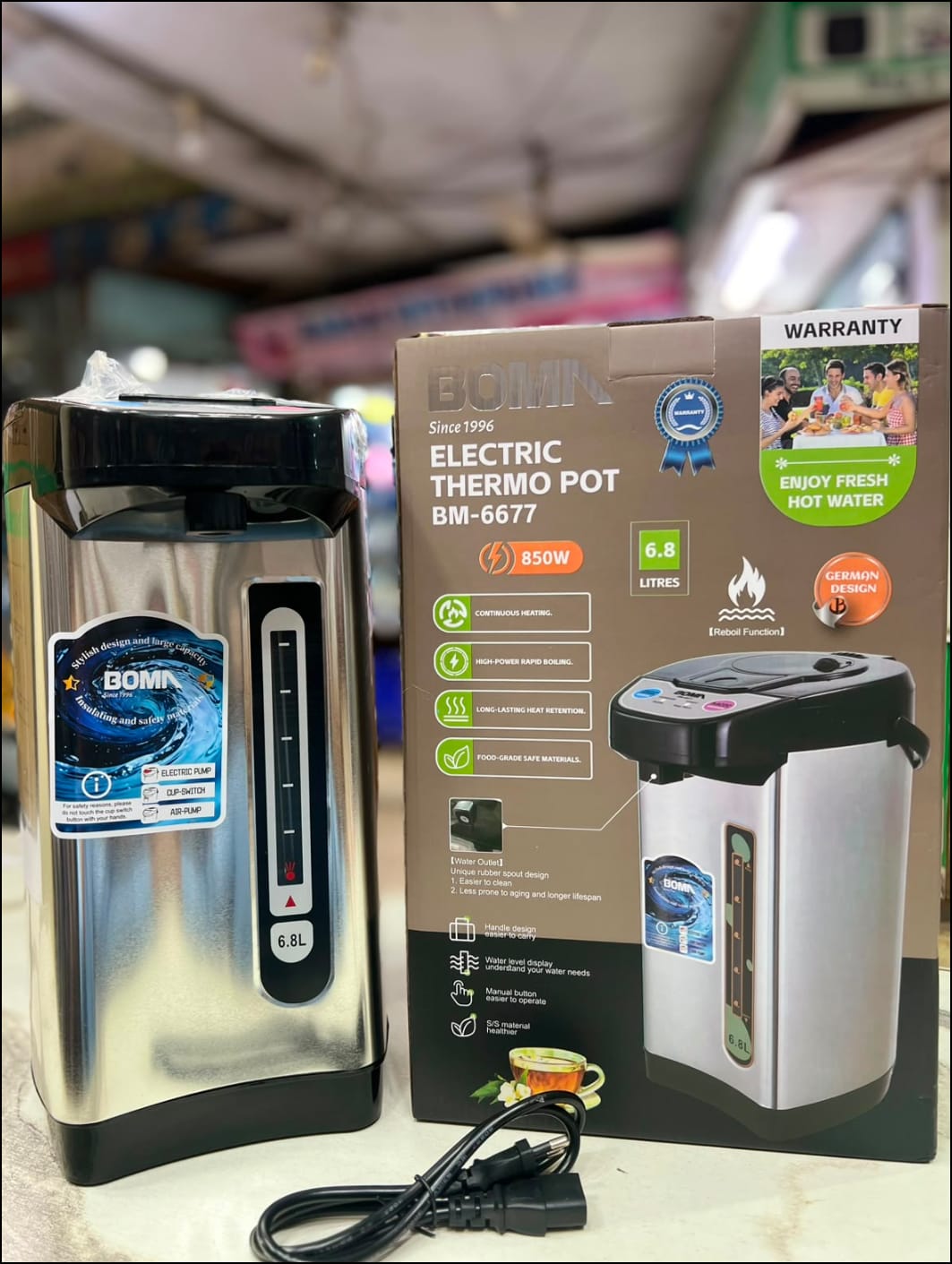 BOMA BM-6677 Electric Thermo Pot