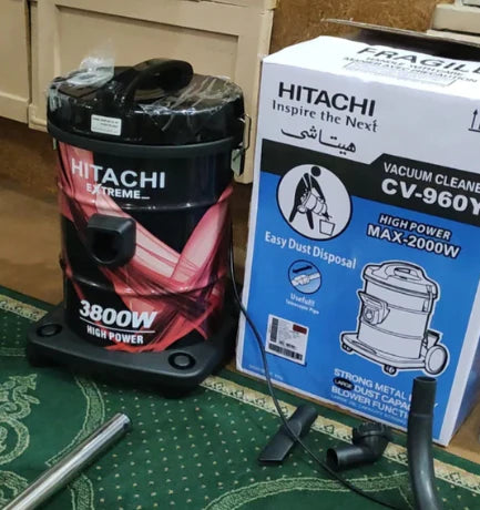 Hitachi 25L wet and dry vacuum cleaner powerful suction machine